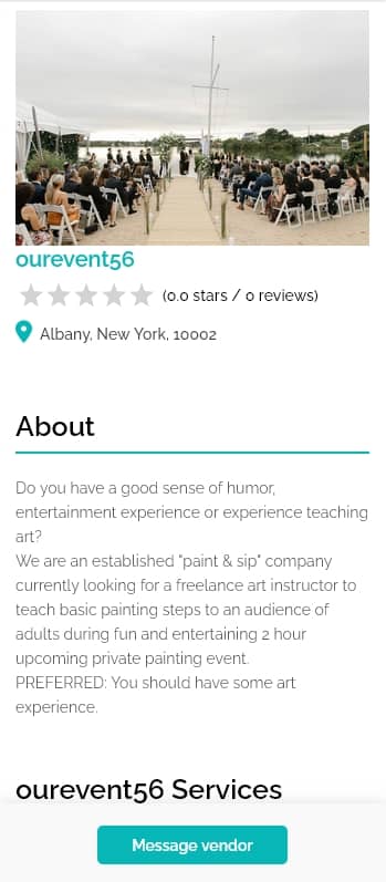 local wedding business services