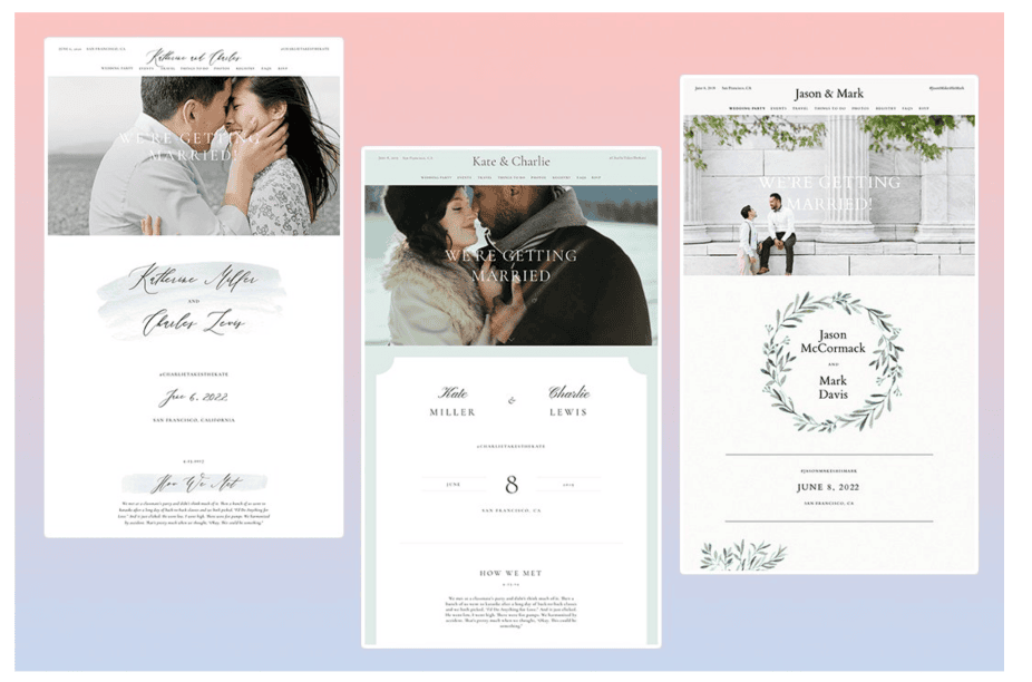 free lovely wedding websites