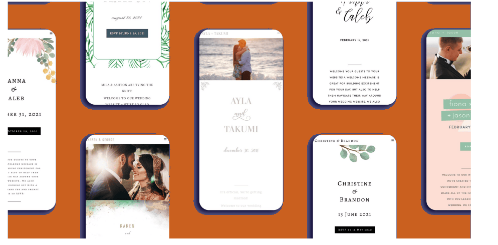 free modern wedding designs